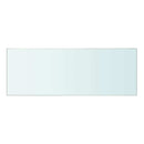 hylde glaspanel klar 40x12 cm