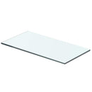 hylde glaspanel klar 40x15 cm