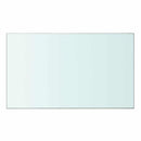 hylde glaspanel klar 50x30 cm