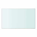hylde glaspanel klar 50x30 cm