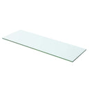hylde glaspanel klar 60x15 cm
