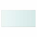 hylde glaspanel klar 60x30 cm