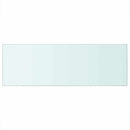 hylde glaspanel klar 70x25 cm