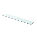 hylde glaspanel klar 80x12 cm