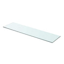 hylde glaspanel klar 80x20 cm