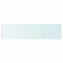hylde glaspanel klar 80x20 cm