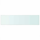 hylde glaspanel klar 100x25 cm