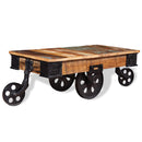 sofabord 90x45x35 cm massivt genbrugstræ
