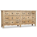 skænk 200x40x90 cm massivt mangotræ