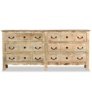 skænk 200x40x90 cm massivt mangotræ