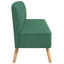 stofsofa 117x55,5x77 cm grøn