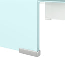 tv-stativ/skærmforhøjer 60x25x11 cm glas grøn