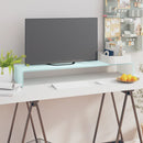 tv-stativ/skærmforhøjer 100x30x13 cm glas grøn
