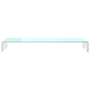 tv-stativ/skærmforhøjer 110x30x13 cm glas grøn
