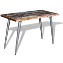 spisebord 120x60x76 cm massivt genbrugstræ