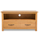 tv-skab 90x35x48 cm massivt egetræ