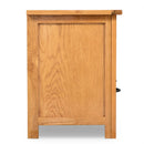 tv-skab 90x35x48 cm massivt egetræ