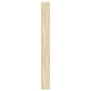 skoskab 5 hylder med spejl 63x17x169,5 cm egetræsfarvet