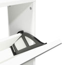 skoskab 5 rum 63x17x169,5 cm spejlhvid
