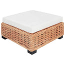 sofasæt 27 dele naturlig rattan