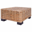 sofasæt 27 dele naturlig rattan