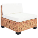 sofasæt 14 dele naturlig rattan