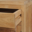 sengebord 40x30x50 cm massivt teaktræ