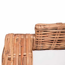3-personers sofa naturlig rattan