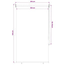 udendørs rullegardin 105 (B) x 140 (H) cm beige