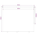 udendørs rullegardin 125 (B) x 140 (H) cm beige