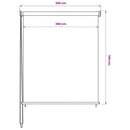 udendørs rullegardin 355 (B) x 140 (H) cm beige