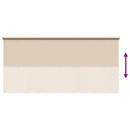 udendørs rullegardin 405 (B) x 140 (H) cm beige