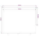udendørs rullegardin 145 (B) x 230 (H) cm beige