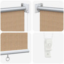 udendørs rullegardin 145 (B) x 230 (H) cm beige