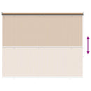 udendørs rullegardin 165 (B) x 230 (H) cm beige