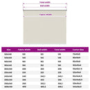 udendørs rullegardin 165 (B) x 140 (H) cm cremefarvet