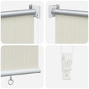udendørs rullegardin 165 (B) x 140 (H) cm cremefarvet