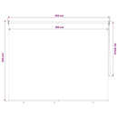 udendørs rullegardin 165 (B) x 230 (H) cm cremefarvet