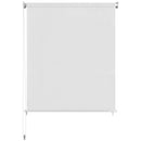 udendørs rullegardin 140 x 140 cm hvid