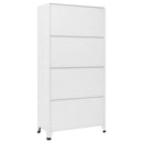 lockerskab med 12 rum 90x45x180 cm