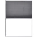 plisseret insektnet til vinduer aluminium 60 x 80 cm