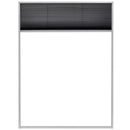 plisseret insektnet til vinduer aluminium 60 x 80 cm