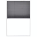 plisseret insektnet til vinduer aluminium 80 x 120 cm