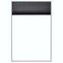 plisseret insektnet til vinduer aluminium 80 x 120 cm