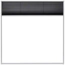 plisseret insektnet til vinduer aluminium 120 x 120 cm