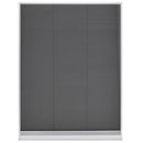 plisseret insektnet til vinduer aluminium 60 x 80 cm med afskygning