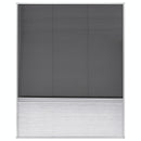 plisseret insektnet til vinduer aluminium 80 x 100 cm med afskygning