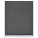 plisseret insektnet til vinduer aluminium 80 x 100 cm med afskygning