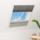 plisseret insektnet til vinduer aluminium 80 x 120 cm med afskygning