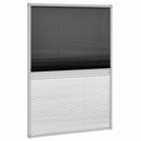plisseret insektnet til vinduer aluminium 80 x 120 cm med afskygning